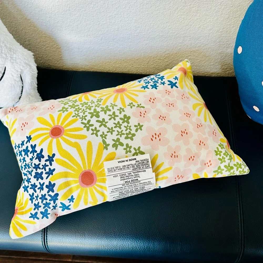 Target Floral 2024 Happy Easter Throw Pillow